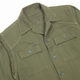 60s Vietnam War Vintage ARVN Utility Shirt - Small