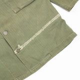 Distressed 40s WW2 Vintage '45D' HBT Jacket - Small