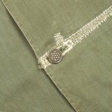 Distressed 40s WW2 Vintage '45D' HBT Jacket - Small