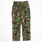 70s Vintage British Army DPM Windproof Trousers - 34x35