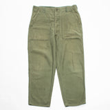60s Vintage OG-107 Sateen Utility Trousers - 34x28