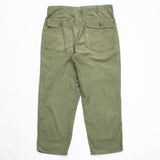 60s Vintage OG-107 Sateen Utility Trousers - 34x28