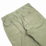 60s Vintage OG-107 Sateen Utility Trousers - 34x28