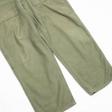 60s Vintage OG-107 Sateen Utility Trousers - 34x28