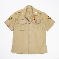 60s Vietnam War Vintage Khaki 'Class B' Shirt - Medium