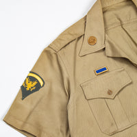 60s Vietnam War Vintage Khaki 'Class B' Shirt - Medium
