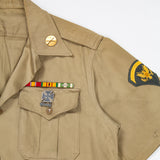 60s Vietnam War Vintage Khaki 'Class B' Shirt - Medium