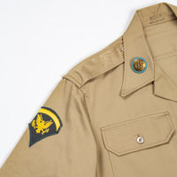 60s Vietnam War Vintage Khaki 'Class B' Shirt - Medium