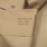 60s Vietnam War Vintage Khaki 'Class B' Shirt - Medium