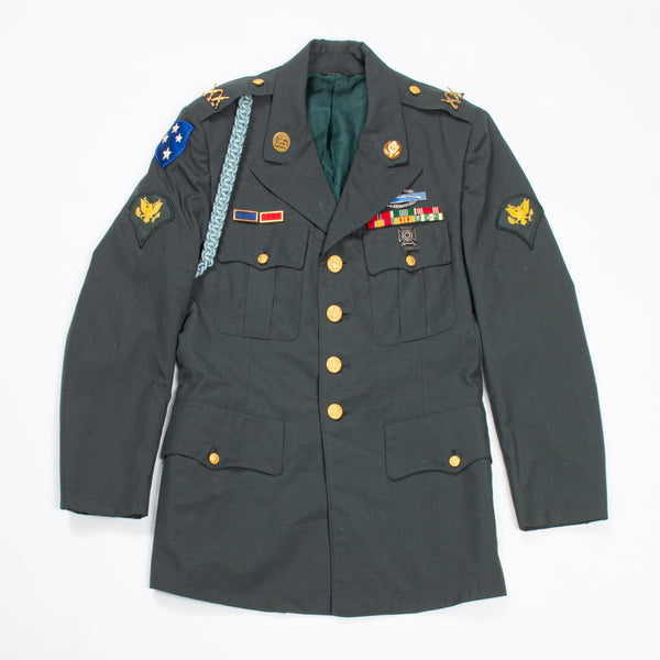 60s Vietnam War Vintage 23rd ID Class A Uniform Jacket - Small Omega Militaria 60s Vietnam War Vintage 23rd ID Class A Uniform Jacket - Small Omega Militaria