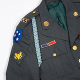 60s Vietnam War Vintage 23rd ID Class A Uniform Jacket - Small