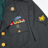 60s Vietnam War Vintage 23rd ID Class A Uniform Jacket - Small