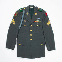 60s Vietnam War Vintage 23rd ID Class A Uniform Jacket - Small