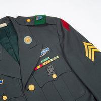 60s Vietnam War Vintage 23rd ID Class A Uniform Jacket - Small