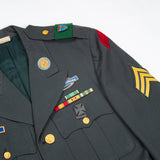 60s Vietnam War Vintage 23rd ID Class A Uniform Jacket - Small