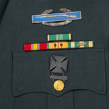 60s Vietnam War Vintage 23rd ID Class A Uniform Jacket - Small