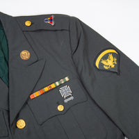 60s Vietnam War Vintage 1st Avi. Bde. Class A Uniform Jacket & Cap - Small