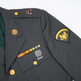 60s Vietnam War Vintage 1st Avi. Bde. Class A Uniform Jacket & Cap - Small