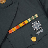 60s Vietnam War Vintage 1st Avi. Bde. Class A Uniform Jacket & Cap - Small