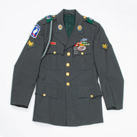 60s Vietnam War Vintage 173rd Abn. Bde. Class A Uniform Jacket - Small
