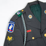 60s Vietnam War Vintage 173rd Abn. Bde. Class A Uniform Jacket - Small