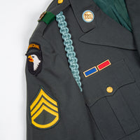 60s Vietnam War Vintage 25th ID / 101st Abn. Class A Uniform Jacket - Medium