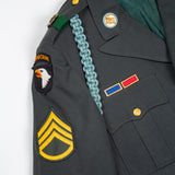 60s Vietnam War Vintage 25th ID / 101st Abn. Class A Uniform Jacket - Medium