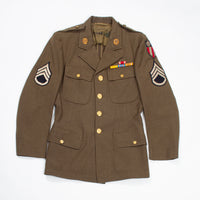 40s Vintage US Army Bullion CBI Dress Uniform Jacket - Small