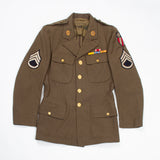 40s Vintage US Army Bullion CBI Dress Uniform Jacket - Small