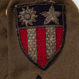 40s Vintage US Army Bullion CBI Dress Uniform Jacket - Small