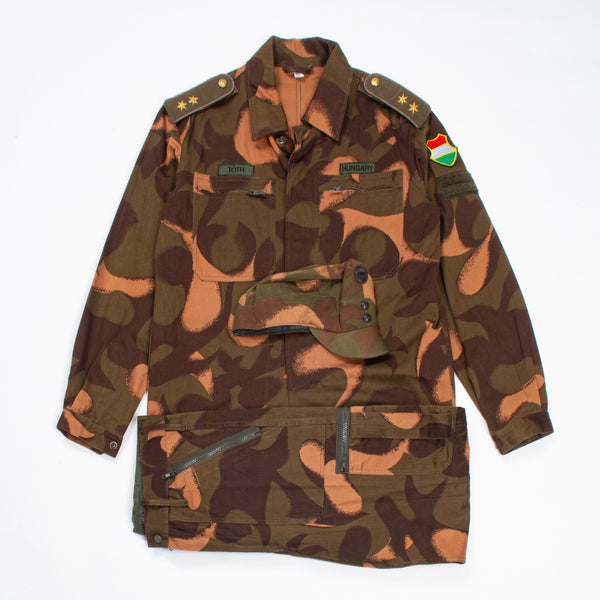 90s Hungarian Army M1949 Camouflage M1982 Uniform Set - Medium