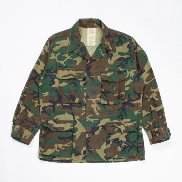 70s Vintage RDF ERDL HWU Combat Coat - Large