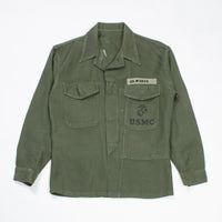 60s Vintage USMC Marines P56 Utility Shirt - Medium