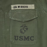60s Vintage USMC Marines P56 Utility Shirt - Medium