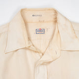 50s Vintage Japanese Shirokiya White Cotton Shirt - Medium