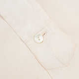 50s Vintage Japanese Shirokiya White Cotton Shirt - Medium