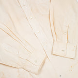 50s Vintage Japanese Shirokiya White Cotton Shirt - Medium