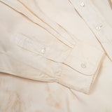 50s Vintage Japanese Shirokiya White Cotton Shirt - Medium