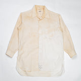 50s Vintage Japanese Matsuya White Cotton Shirt - Medium