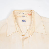 50s Vintage Japanese Matsuya White Cotton Shirt - Medium