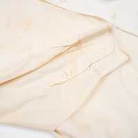 50s Vintage Japanese Matsuya White Cotton Shirt - Medium