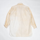 50s Vintage Japanese Matsuya White Cotton Shirt - Medium