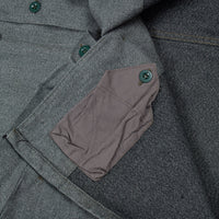 70s Vintage Swiss Army Salt & Pepper Denim Chore Jacket - Large