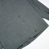 70s Vintage Swiss Army Salt & Pepper Denim Chore Jacket - Large