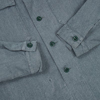 60s Vintage Swiss Army Salt & Pepper Denim Chore Jacket - Medium