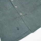 60s Vintage Swiss Army Salt & Pepper Denim Chore Jacket - Medium