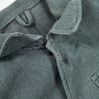 60s Vintage Swiss Army Salt & Pepper Denim Chore Jacket - Medium