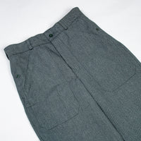 Deadstock 60s/70s Vintage Swiss Army Salt & Pepper Denim Trousers