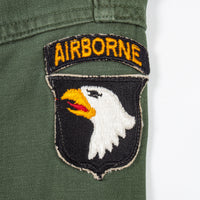 60s Vietnam War 101st Airborne Utility Shirt - Small