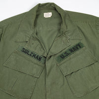60s Vietnam War Vintage US Navy Jungle Jacket - Medium